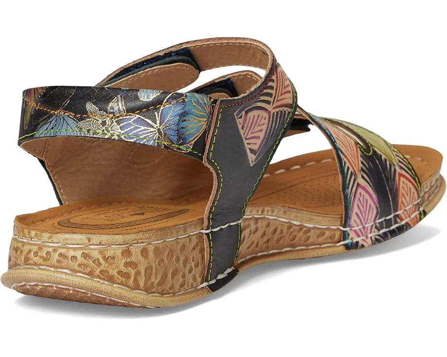 L'Artiste by Spring Step Сандалии Versa с тремя ремешками и металлическими акцентами