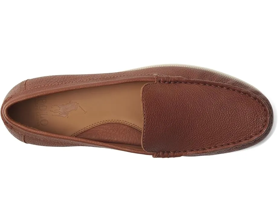 Лоферы Polo Ralph Lauren Merton Vnetn из кожи с круглым носком
