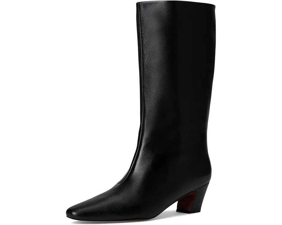 Ботинки Cleo Kicked Heel Calf Boots до икры на каблуке из спилка Loeffler Randall