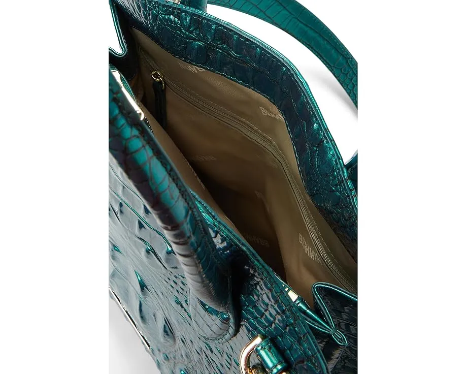 Brahmin сумка-сатчел Rosetta с двойными ручками и широким ремнем