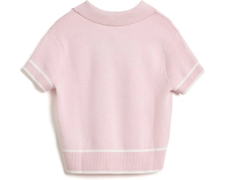 Свитер с коротким рукавом и отложным воротником для детей от abercrombie kids