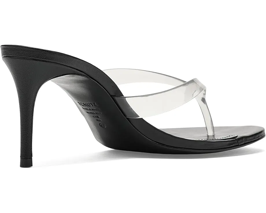 Schutz Roslyn босоножки на шпильке с прозрачными ПВХ лямками