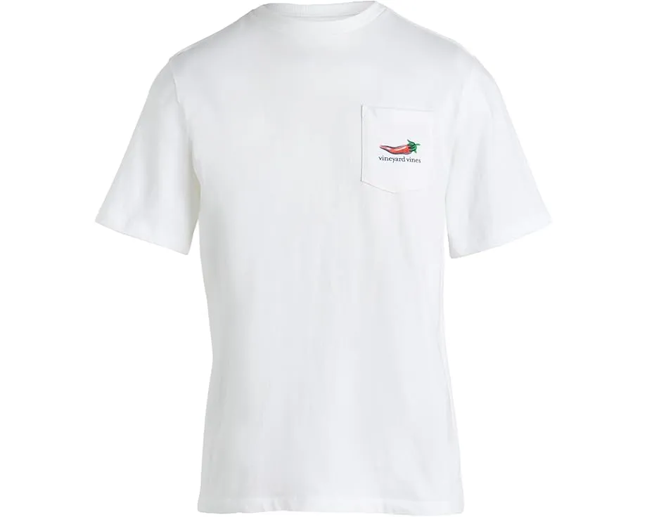 Детская футболка Vineyard Vines Kids с чили и собакой