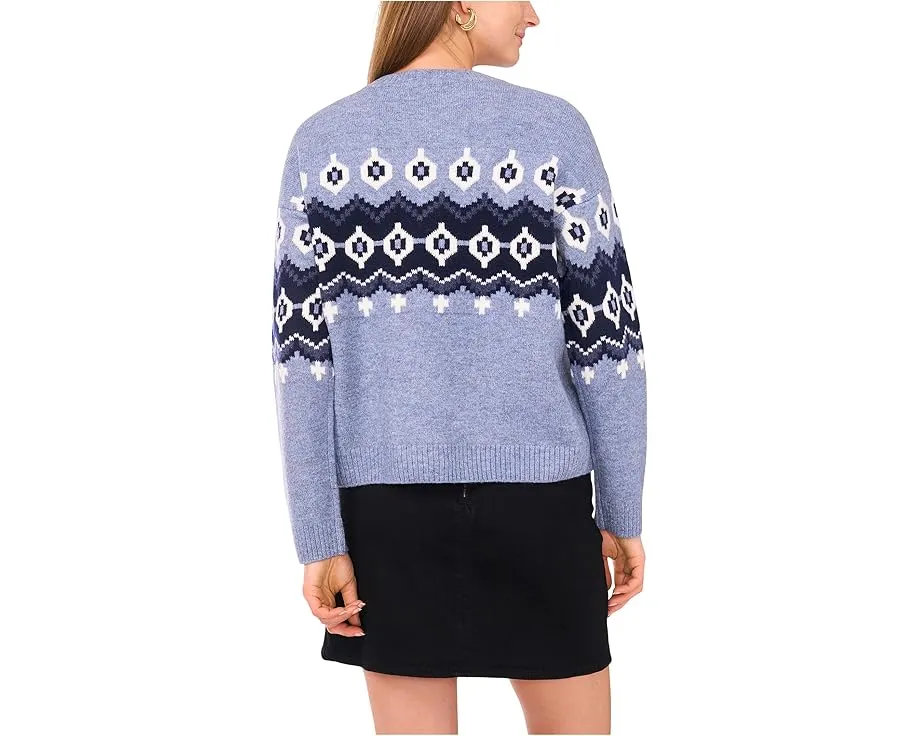 Свитер Vince Camuto Fair Isle с регланными рукавами и норвежским узором