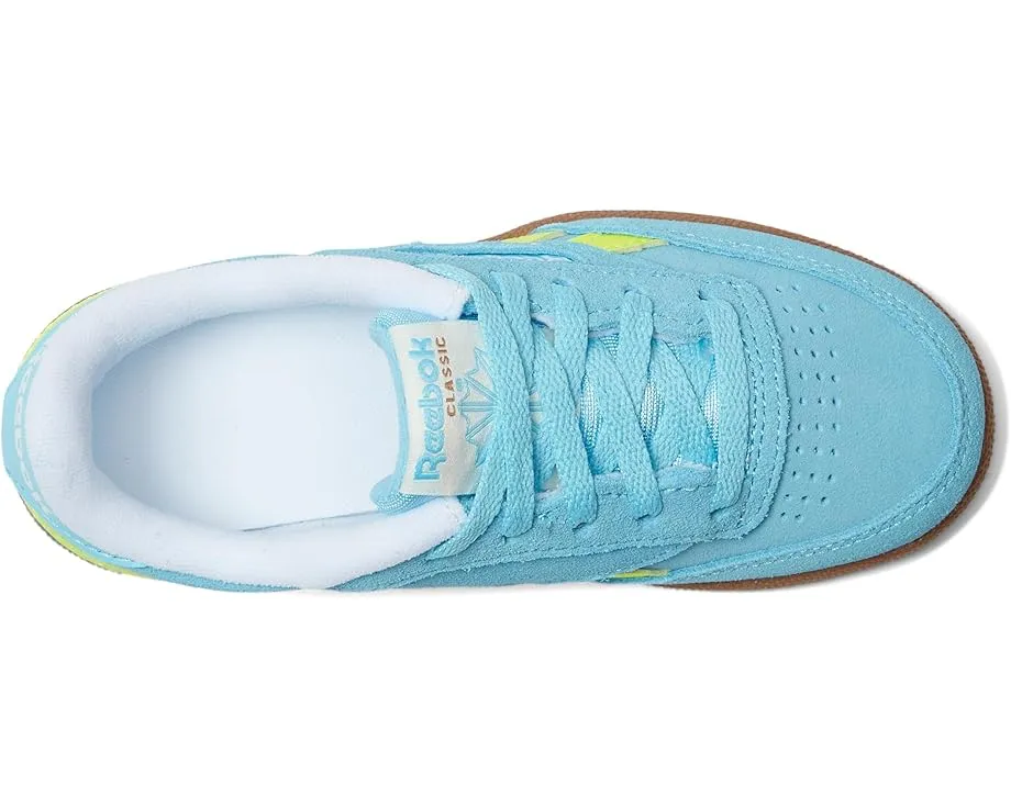 Reebok Club C Revenge детские кроссовки с принтом и верхом из замши