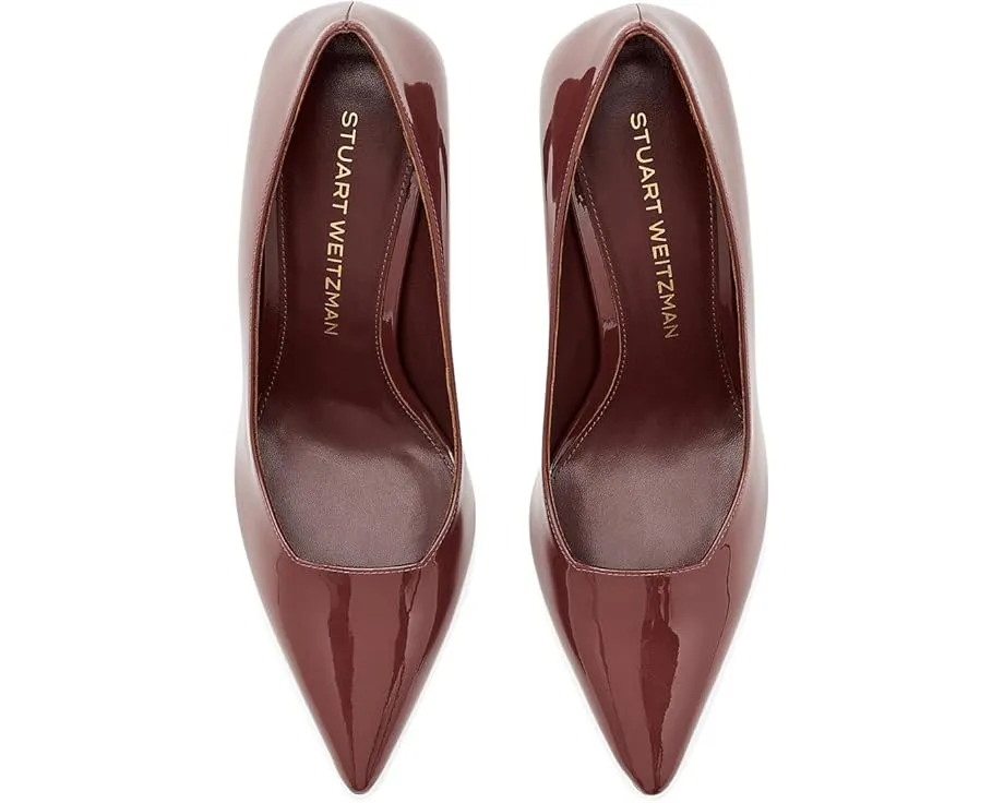 Насосы Vinnie 85 Stuart Weitzman с острым мысом и уникальным каблуком