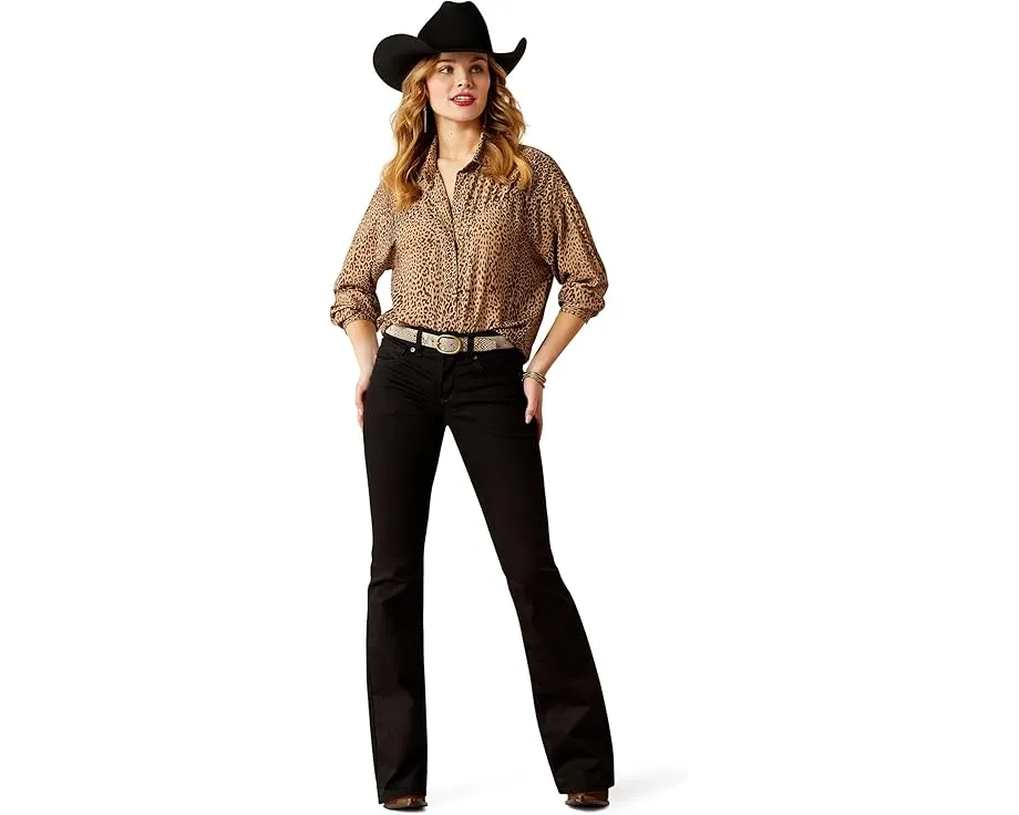 Женские джинсы Ariat PR Ella Boot Cut с прямым кроем и темным денимом