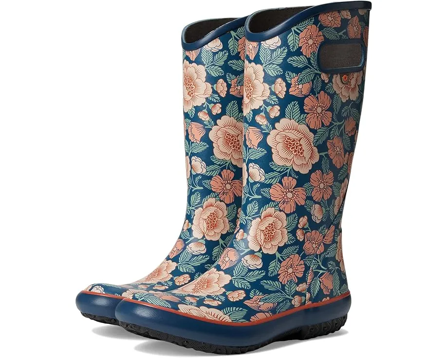 Резиновые сапоги Bogs Rainboot с цветочным принтом и стальной стелькой
