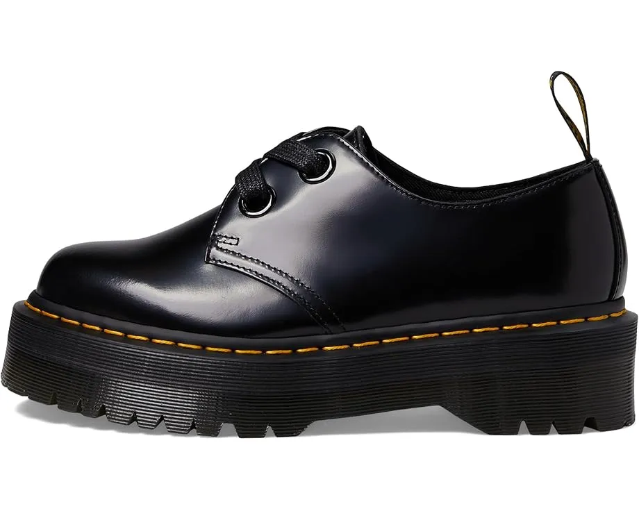 Туфли Dr. Martens Holly Quad Retro с радужным металлическим эффектом