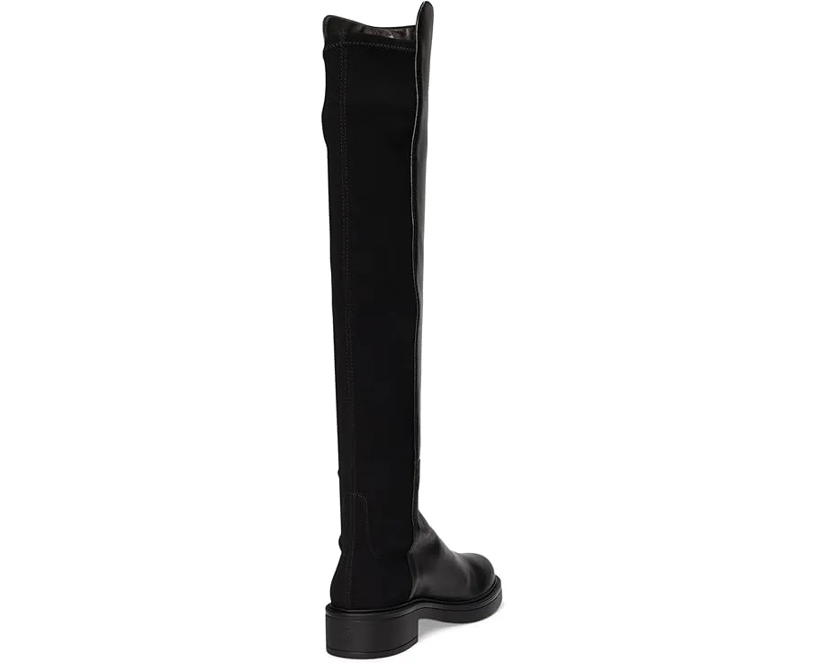 Ботинки Stuart Weitzman 5050 Celia из замши с квадратным каблуком