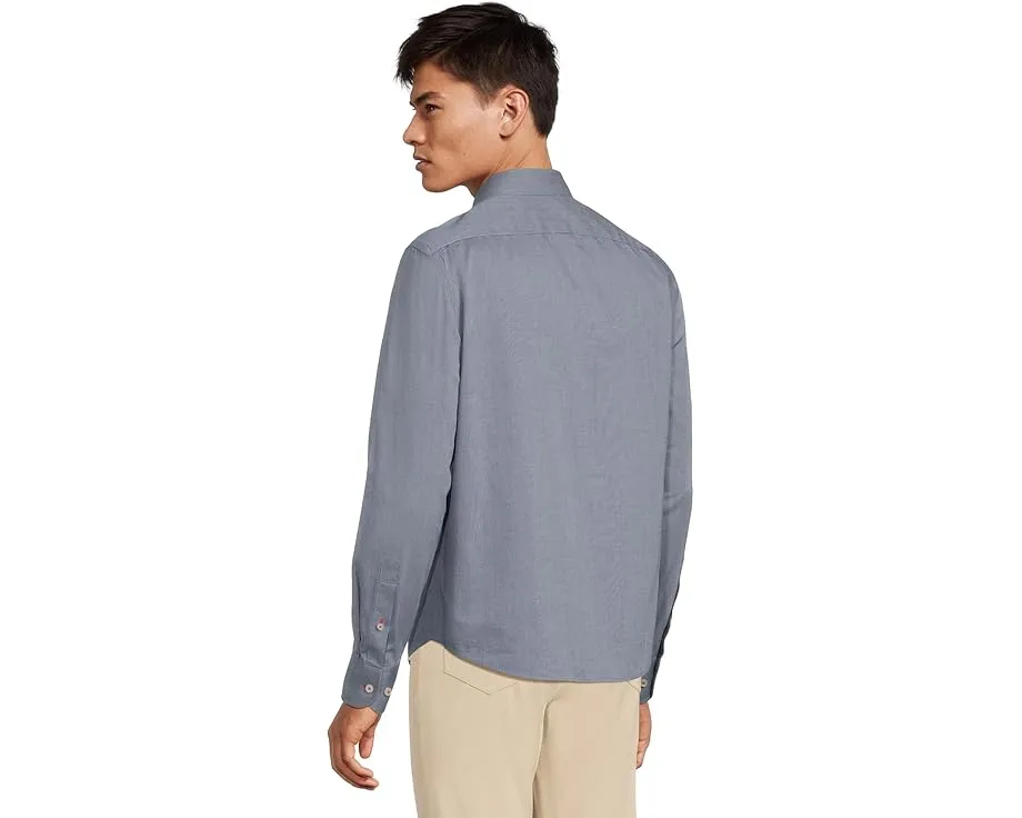 Рубашка UNTUCKit Pio Cesare из немнущегося хлопка с накладным карманом