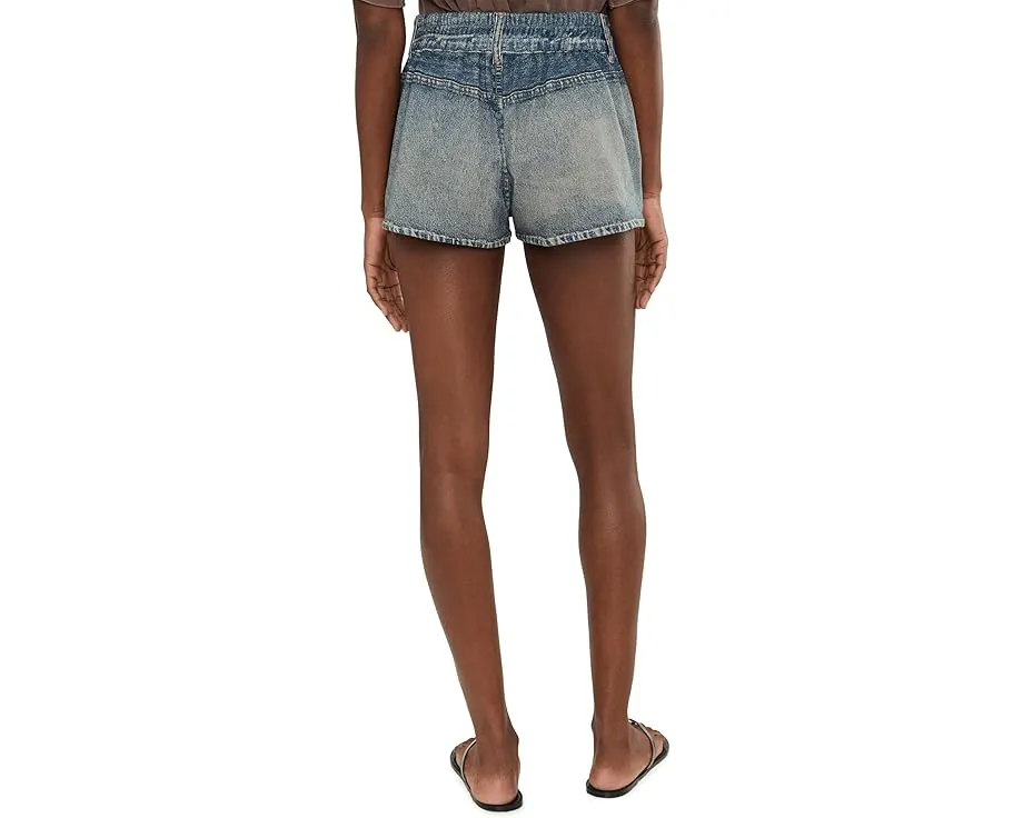Шорты AllSaints Asher Terry из махровой ткани синие