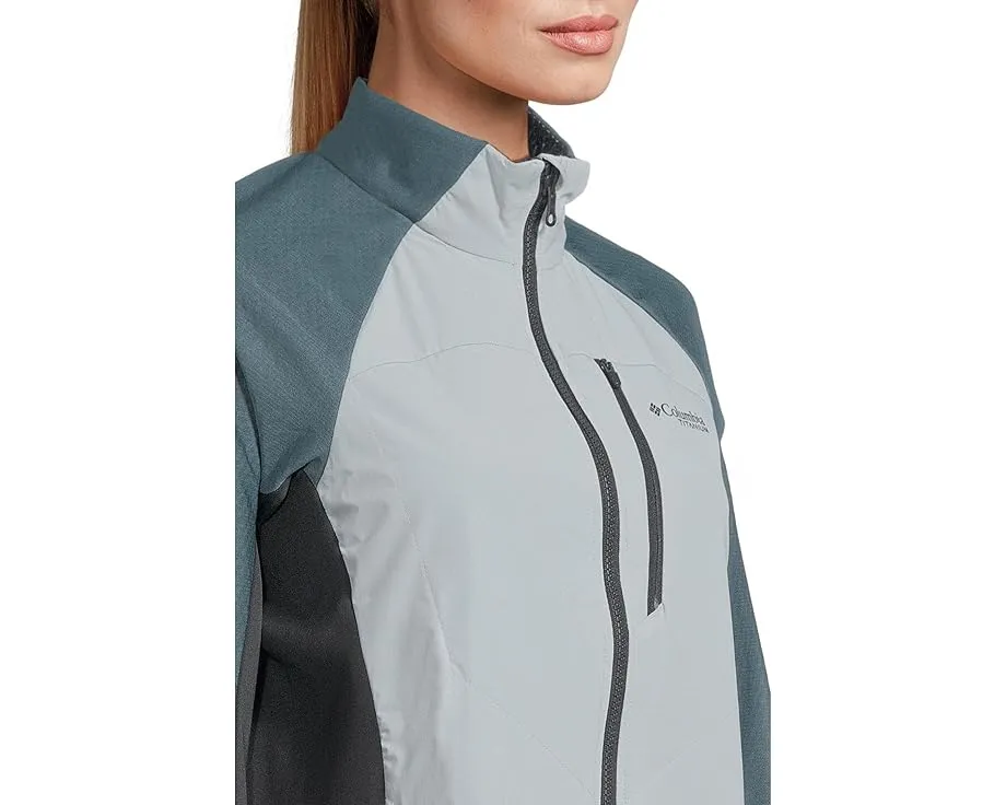 Куртка Columbia Arctic Crest Hybrid Full Zip с технологией Omni Heat Arctic и прорезями для большого пальца