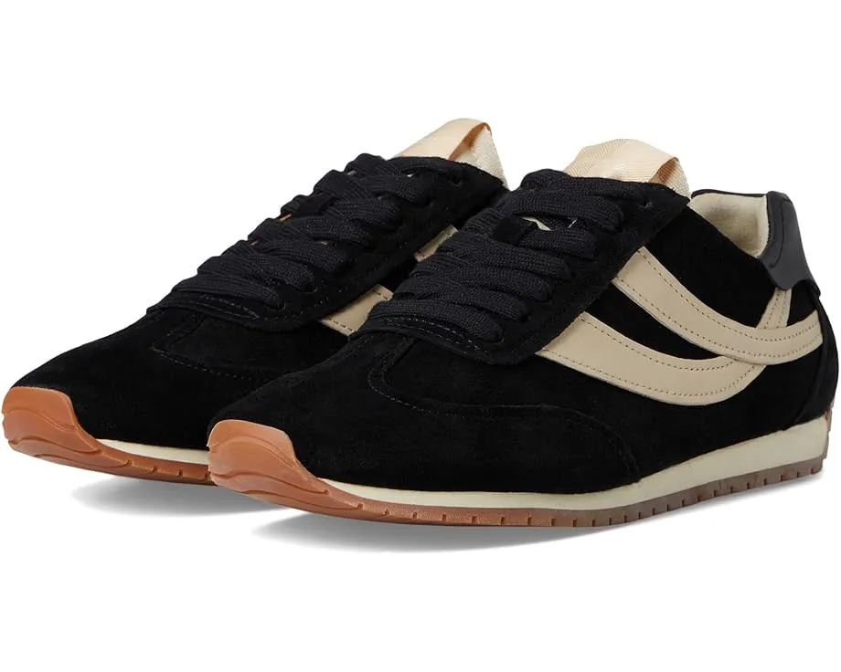 Кроссовки Vince Oasis Runner-W на шнуровке из мягкой кожи с контрастными деталями