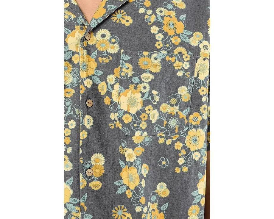 Рубашка Hurley Dogpatch Camp с коротким рукавом и цветочным принтом