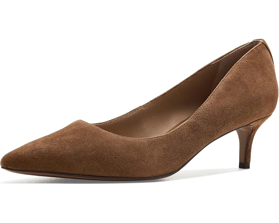 Туфли Adrienne Suede Pumps от Lauren Ralph Lauren с заостренным носком