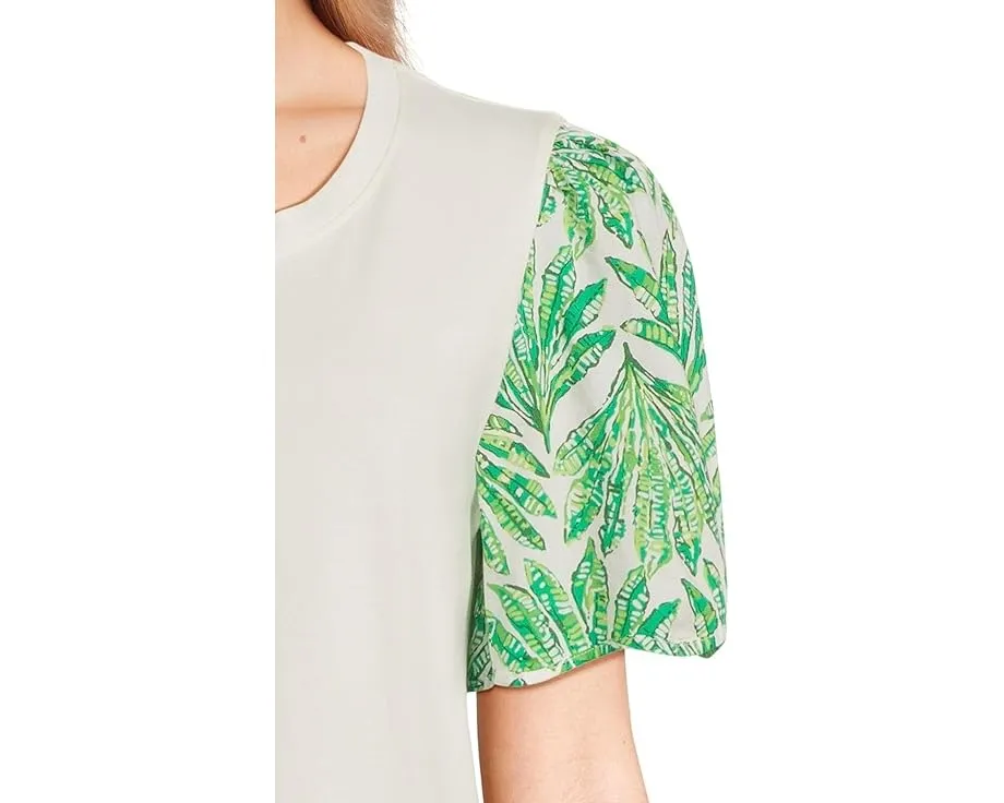 Трикотажный топ Brittan с фестончатыми рукавами от Lilly Pulitzer