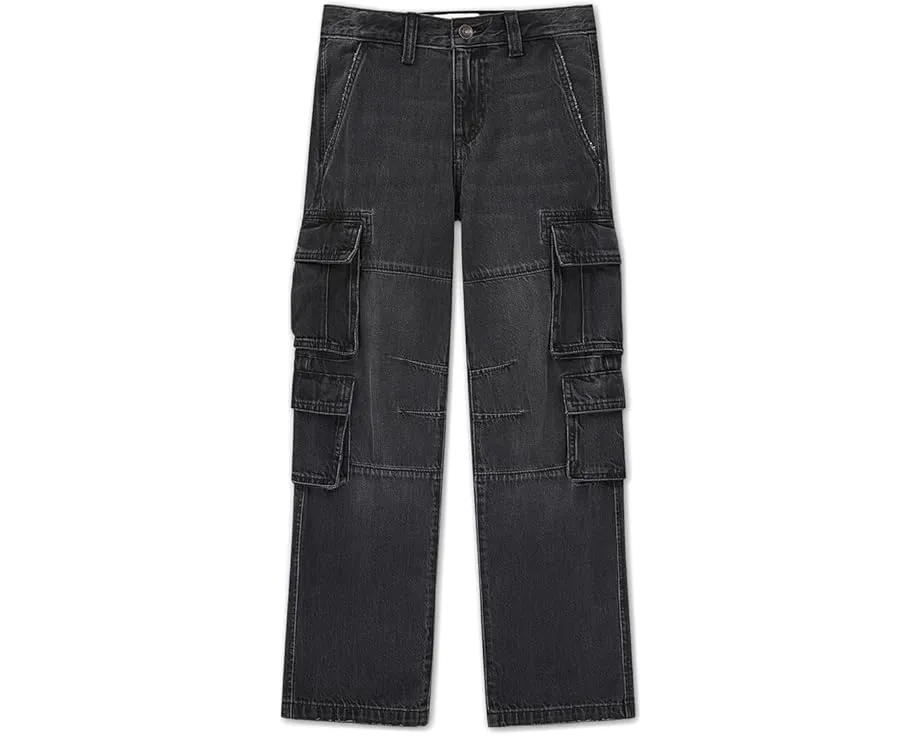 Джинсовые брюки карго Abercrombie & Fitch Baggy Denim с регулируемым поясом