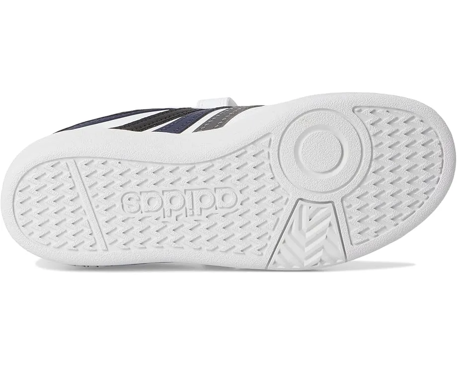 Детские кроссовки Hoops 4.0 от adidas с низким силуэтом и застежками на липучках