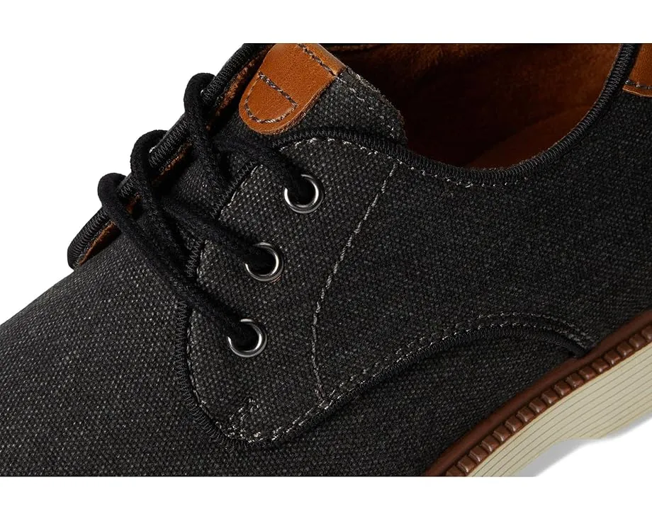 Детские оксфорды Florsheim Highland Canvas с круглым носком и резиновой подошвой
