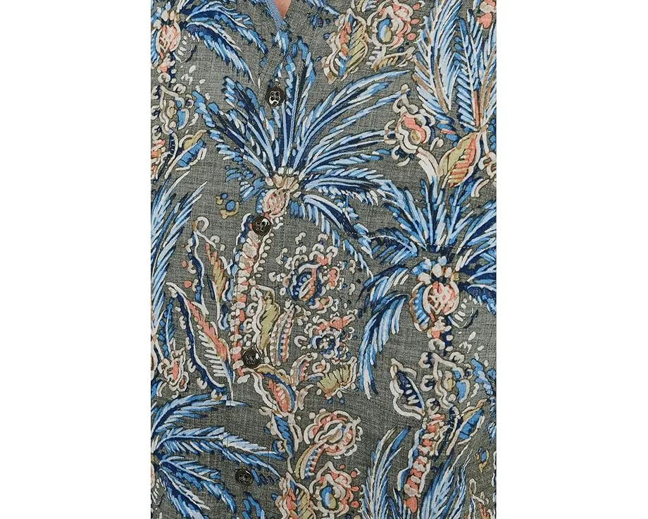 Рубашка Tommy Bahama Nova Wave Feira Fronds цвета пальмового мха