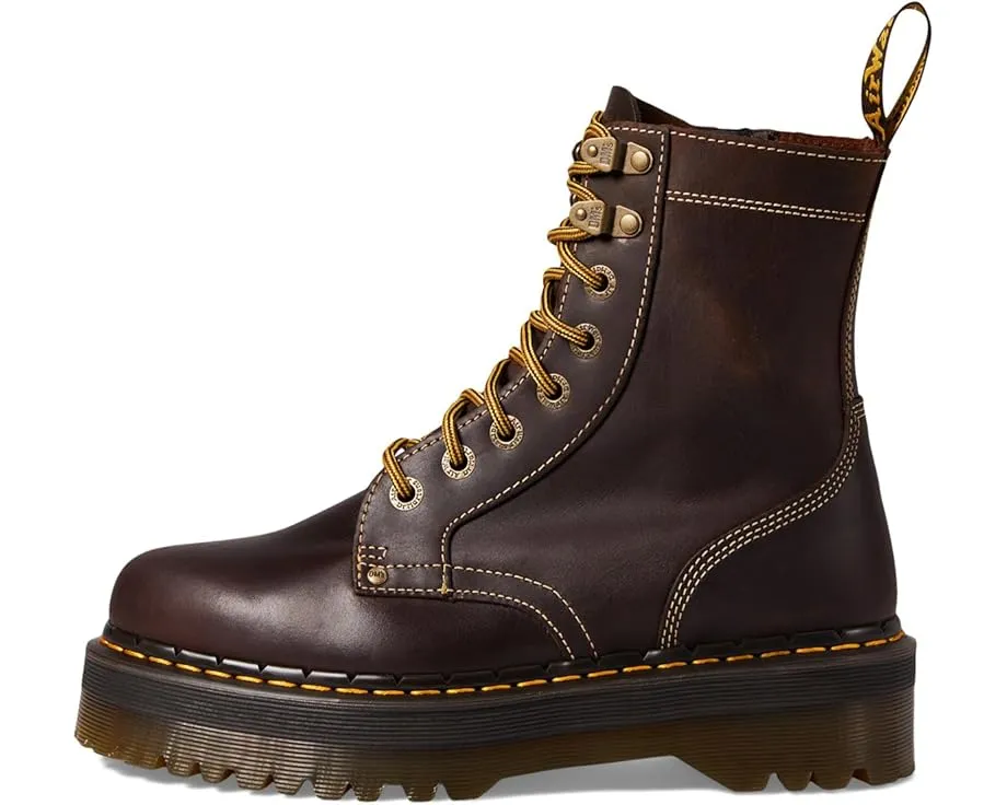 Ботинки Dr. Martens Jadon Arc на платформе с молнией и шнуровкой