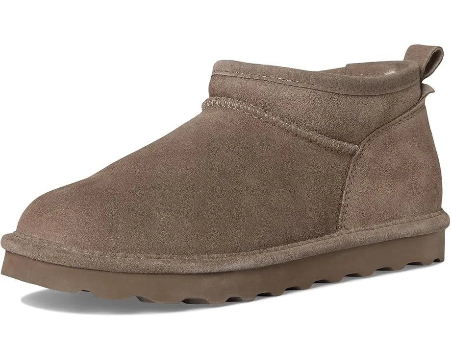 Сапоги Super Shorty Bearpaw из замши с овечьей шерстью и съемной стелькой