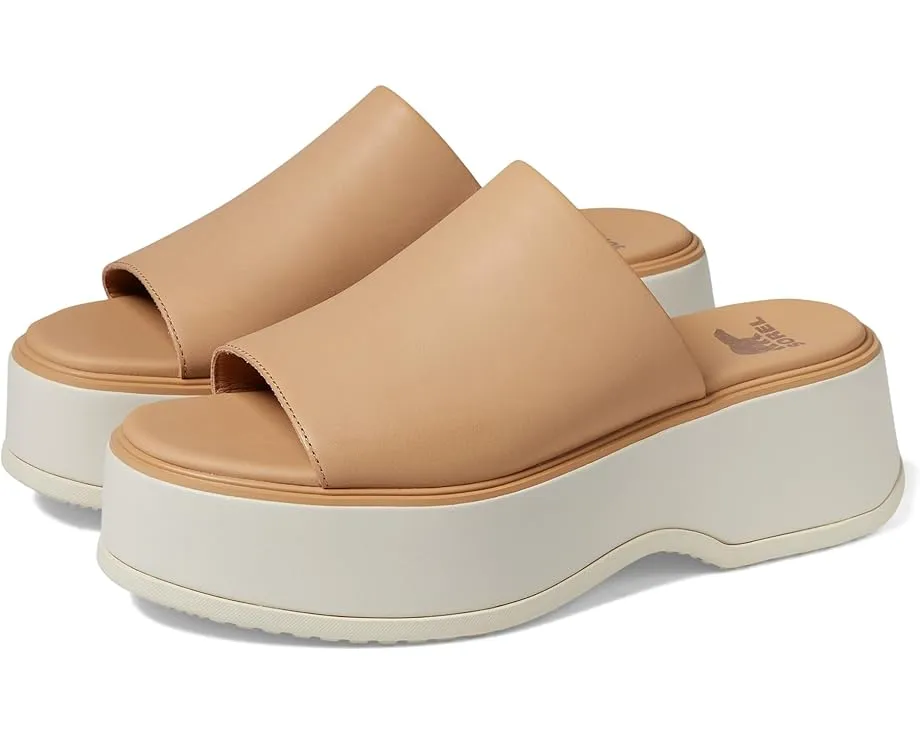 Сандалии SOREL Dayspring™ Slide на платформе с мягким верхом из кожи