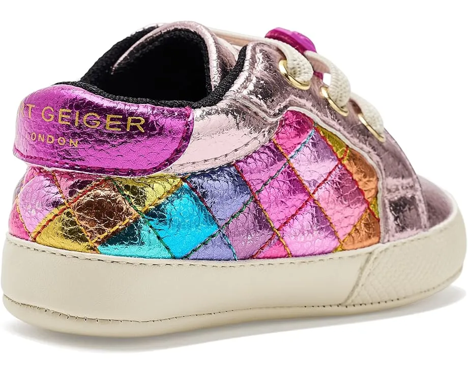 Детские кеды Kurt Geiger London Baby Lane Stained Glass с витражным принтом