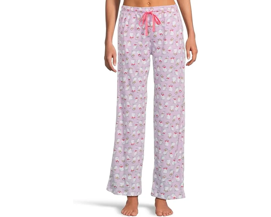 Пижамный комплект Novelty Long Sleeve Girlfriend с атласными деталями Karen Neuburger