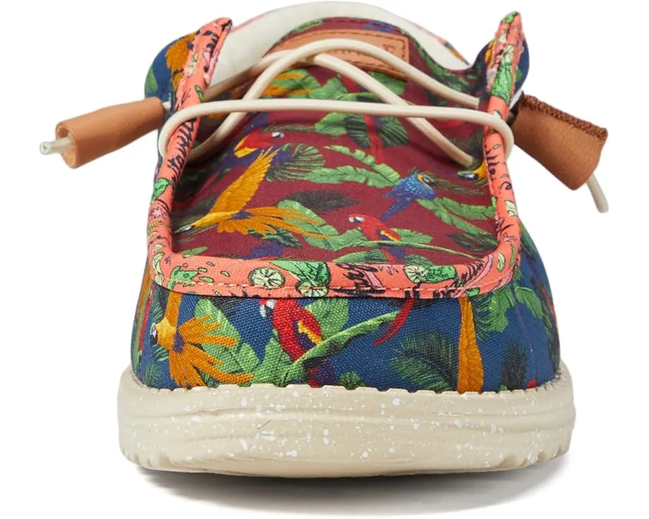 Обувь Hey Dude Wally Margaritaville с эластичными шнурками и красочным принтом