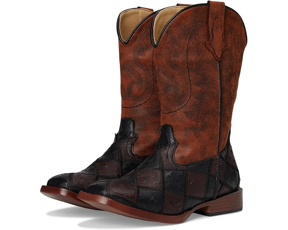 Ботильоны Bird Blocks с аппликацией под страуса Roper