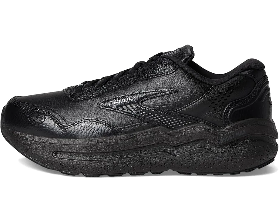 Кроссовки Brooks Ghost Max Leather с азотной амортизацией и технологией Glideroll Rocker