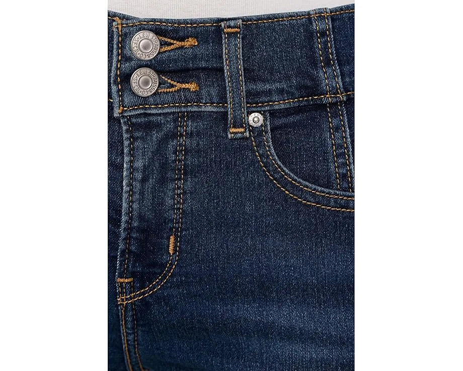 Джинсы Levi's 314 Corset Straight с корсетным поясом и прямым кроем