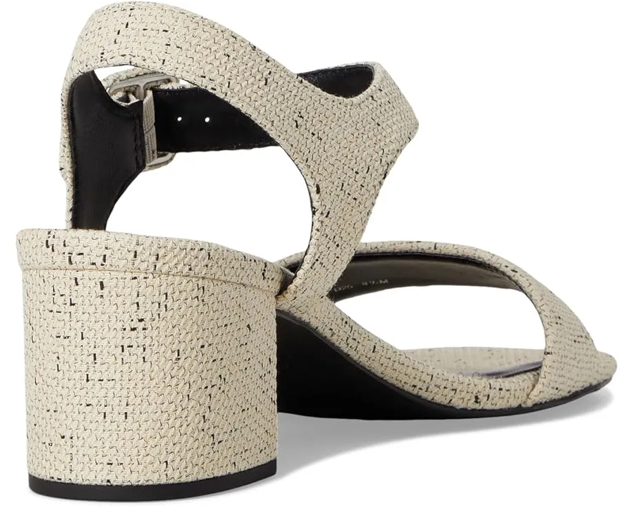 Сандалии Tory Burch Double T City на удобном каблуке 55 мм с хлопковым верхом