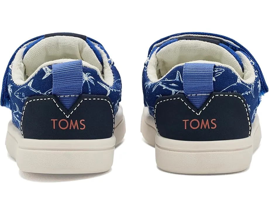 Кроссовки TOMS Cruz Double Strap с принтом акулы голубые