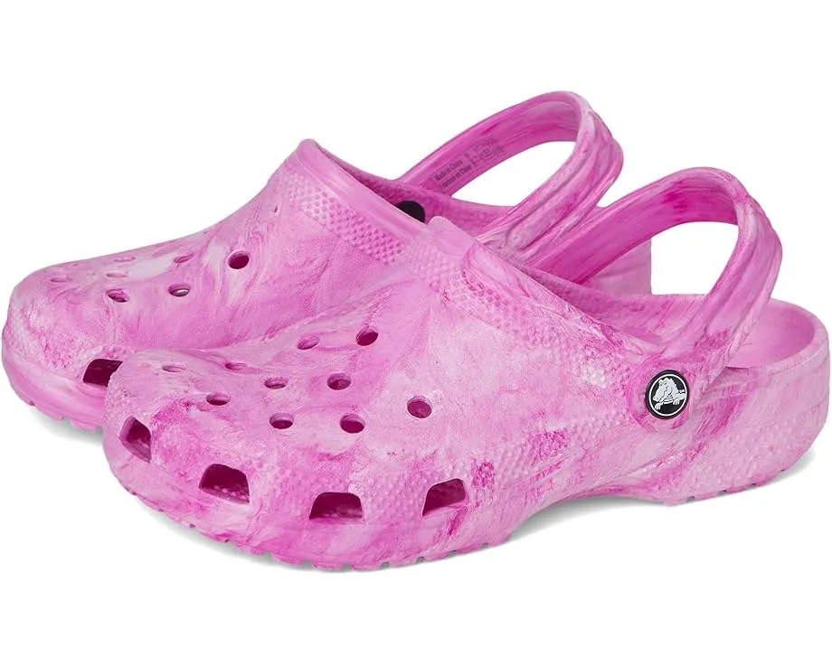 Crocs Classic Marbled Tie-Dye Clogs детские сабо в технике тай-дай