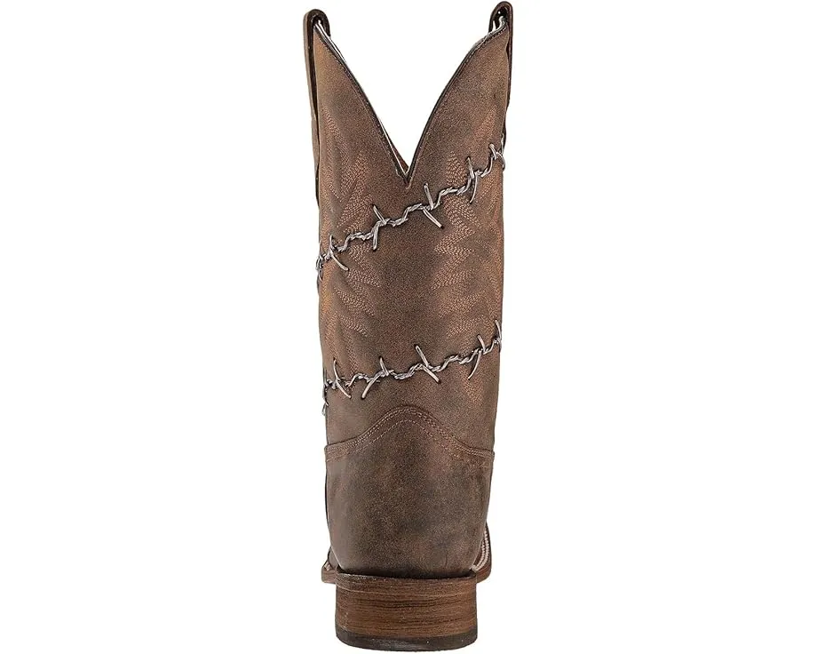 Ковбойские сапоги Corral Boots A3532 с квадратным носком и дизайном из колючей проволоки