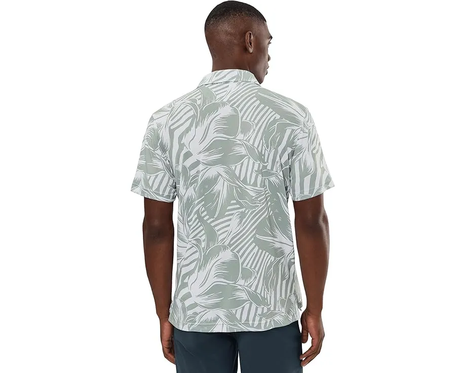 Поло Chubbies The Silver Leaf с цветочным принтом и защитой UPF 50+