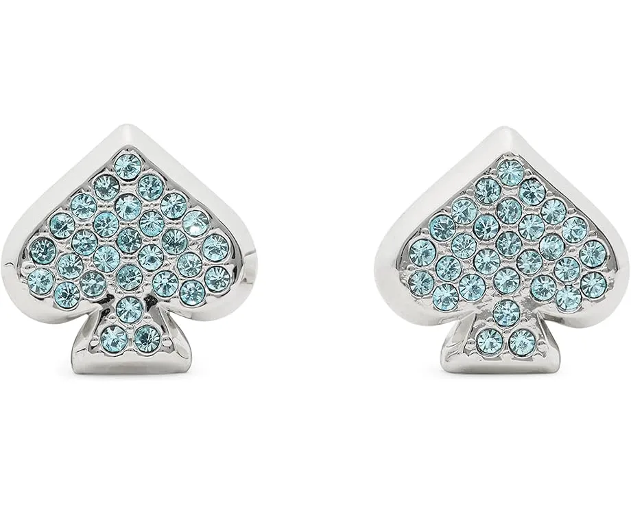 Серьги-гвоздики Kate Spade New York Everyday Spade Pave с инкрустацией