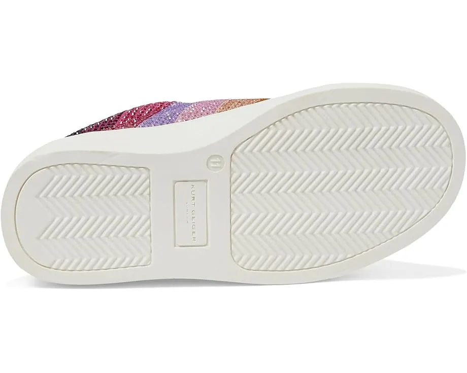 Кроссовки Mini Laney Crystal Stripe с кристаллами и разноцветными полосками