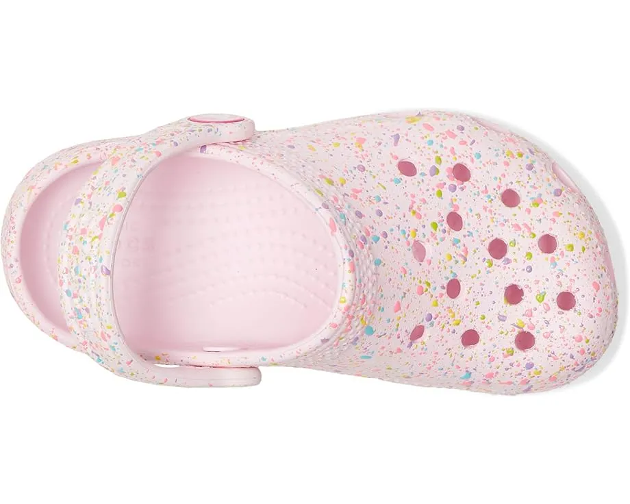 Детские классические кроксы Crocs с узорами и графикой