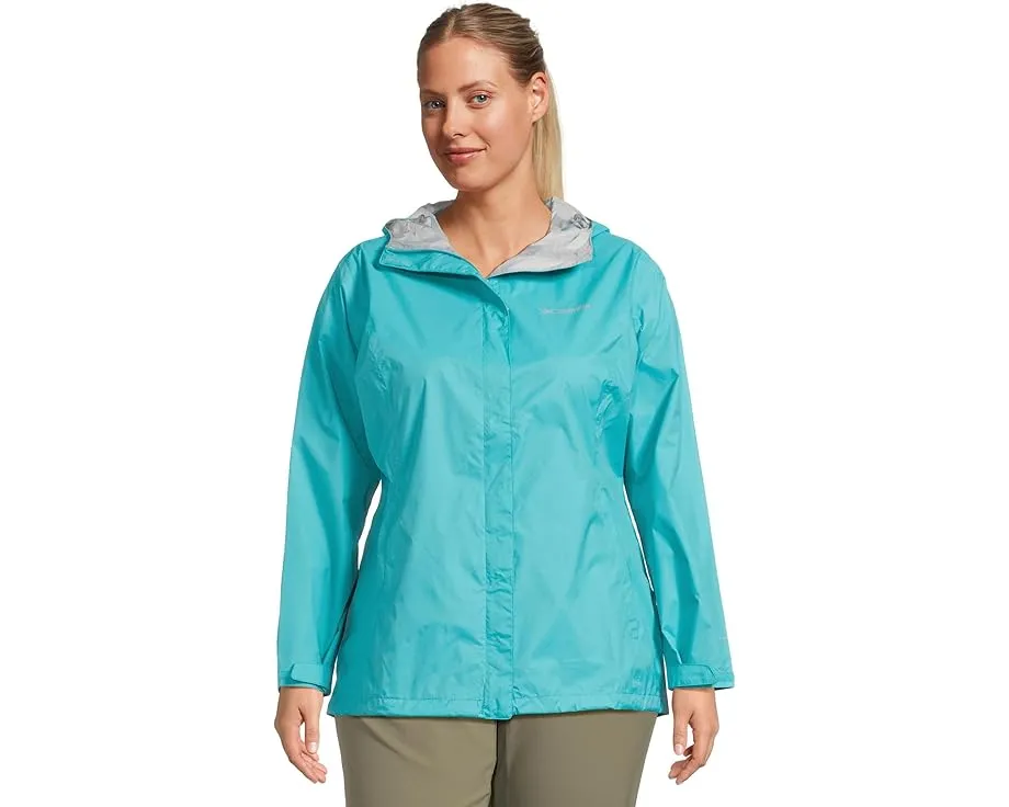 Columbia Plus Size Arcadia II упаковывающаяся водонепроницаемая куртка