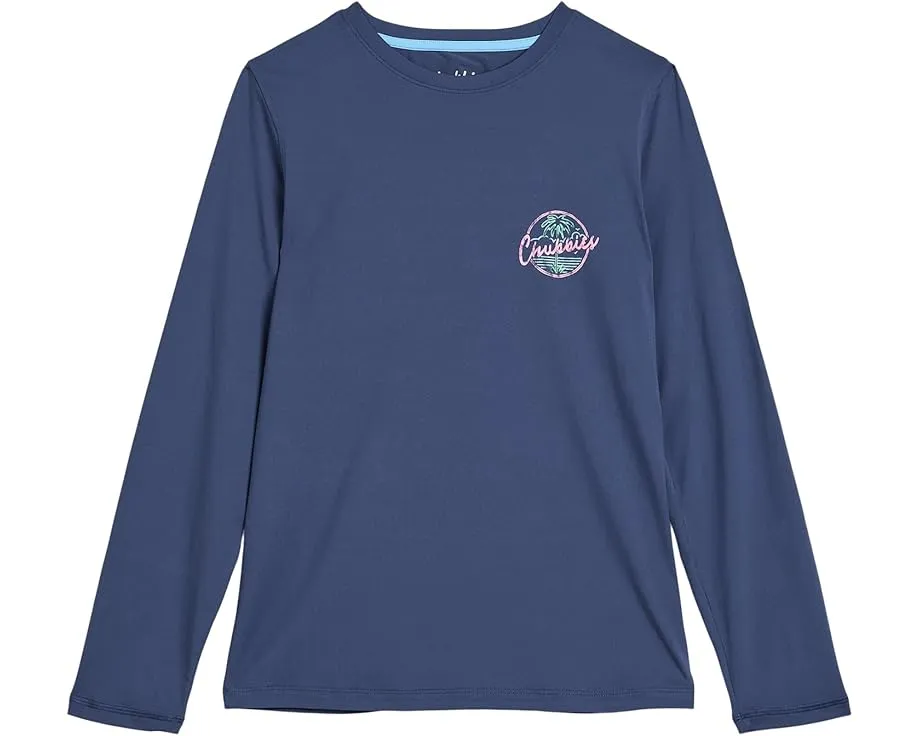 Футболка The Night Never Sleeps Chubbies Kids с длинным рукавом и принтом