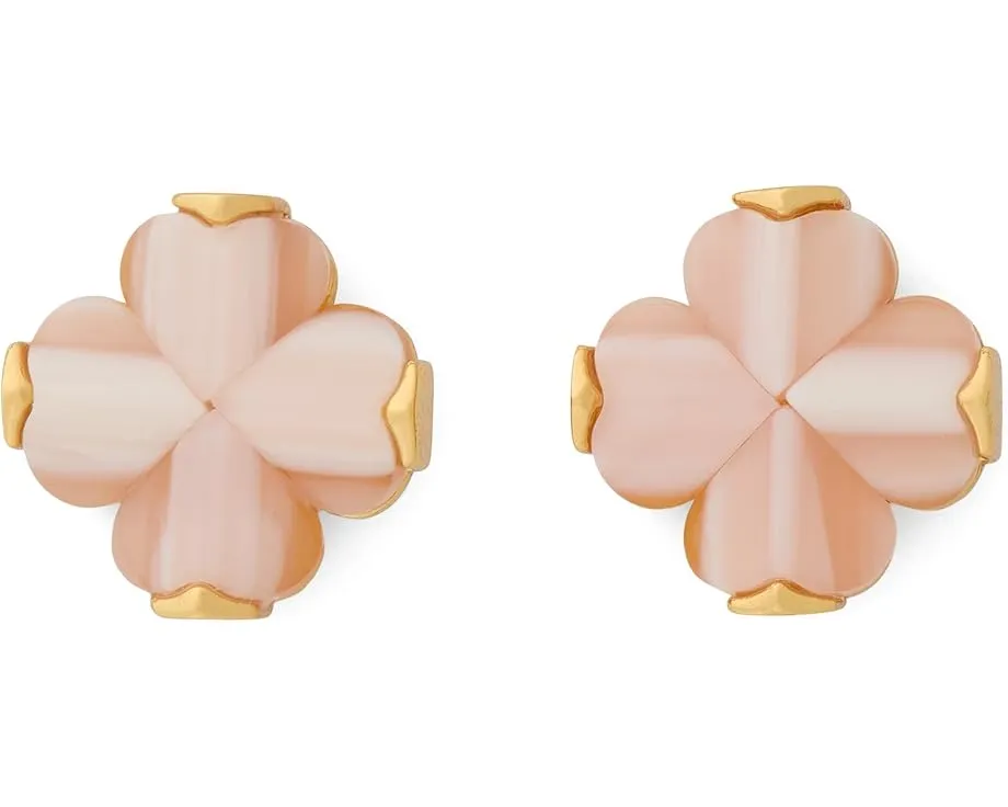 Серьги-гвоздики Kate Spade New York Spade Flower с цирконием в виде цветка