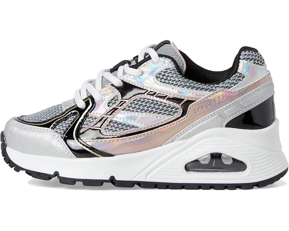 Детские кроссовки SKECHERS KIDS Uno Gen1-Platinum Flash на шнурках