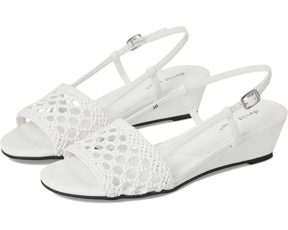 Сандалии David Tate Danza с плетеным верхом и регулируемой застежкой