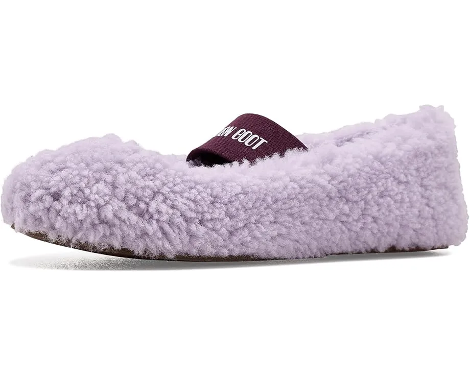 Балетки Shearling Ballerina на плоской подошве от MOON BOOT