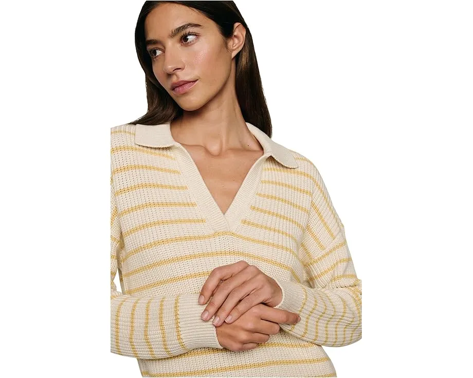 Поло Eberjey Coastal CTN из вискозы и хлопка с длинным рукавом