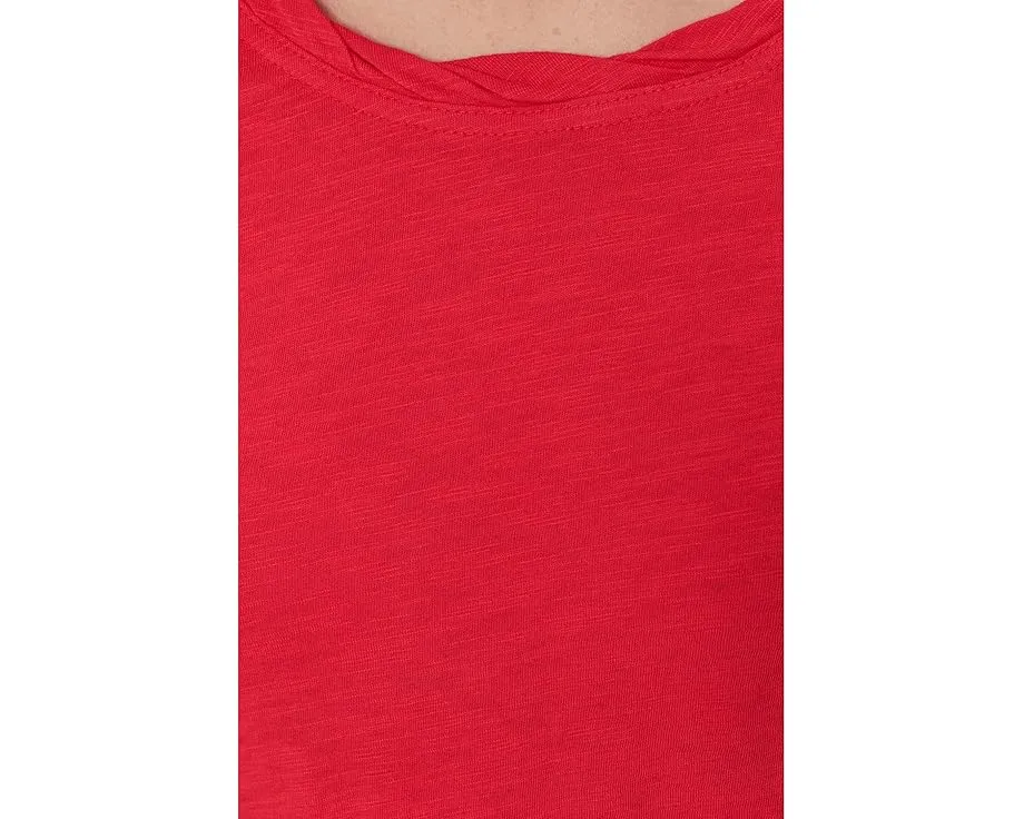 Футболка Mod-o-doc Long Sleeve Twisted Scoopneck с драпировкой